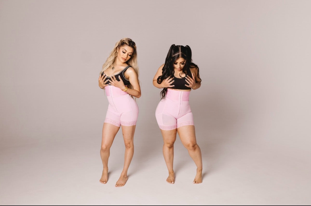 Pretty in Pink Strapless Faja